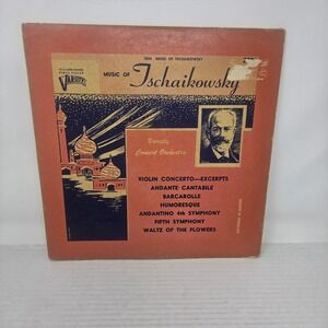 Varsity Music of Tschaikowsky LP 12" Orange Classical Orchestral 202 Fair